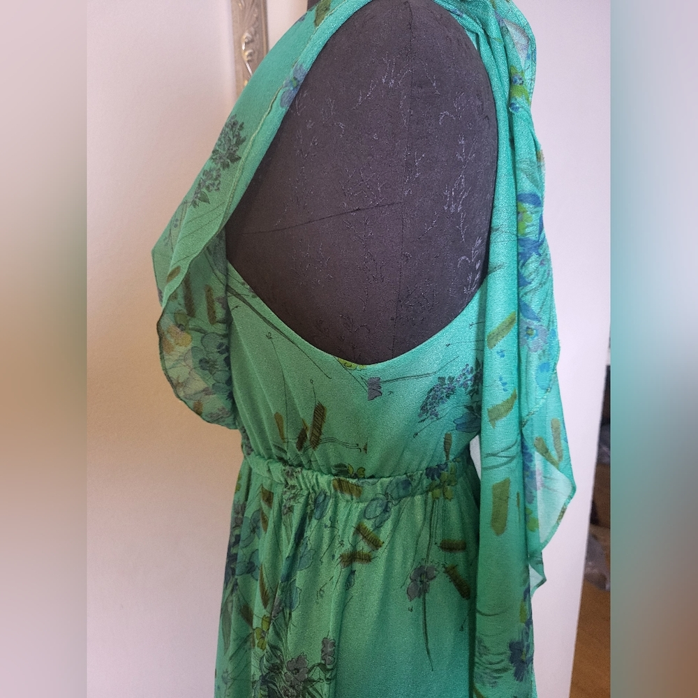 Vintage 70s Garden Goddess Dress - Picture 5 of 7